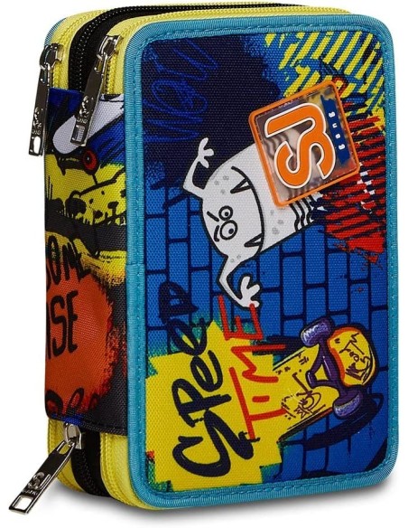 Astuccio 3 zip Sj Gang Critty boy SEV30C202300-519 Seven | Futurartshop.com