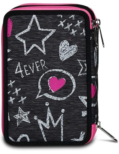 Case 3 zip Seven Zipper Glamy SEV300102321-822 Seven | Futurartshop.com