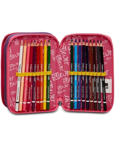 Astuccio 3 zip Sj Gang ever Rayly girl SEV30C202335-351 Seven | Futurartshop.com