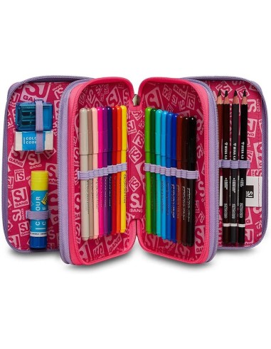 Astuccio 3 zip Sj Gang Magicflip girl SEV30C202321-379 Seven | Futurartshop.com