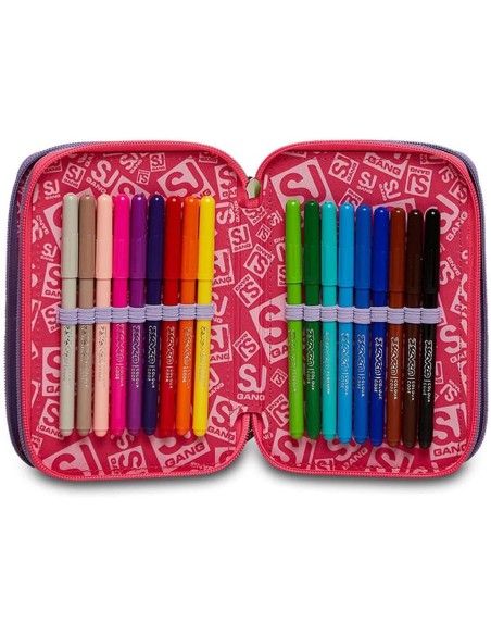 Astuccio 3 zip Sj Gang Magicflip girl SEV30C202321-379 Seven | Futurartshop.com