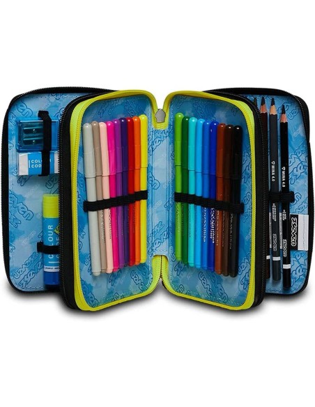 Astuccio 3 zip Seven Dyeon SEV300102329-428 Seven | Futurartshop.com