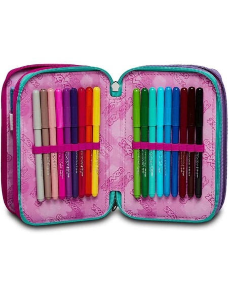 Astuccio 3 zip Seven Fluo String girl SEV300102351-414 Seven | Futurartshop.com