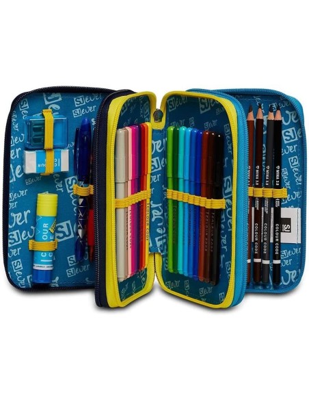 Astuccio 3 zip Sj Gang ever Player boy SEV30C202331-550 Seven | Futurartshop.com