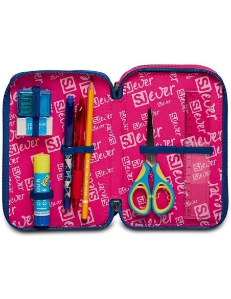 3 zip case S Gang Gang ever girl W SEV30C202333-899 Seven | Futurartshop.com