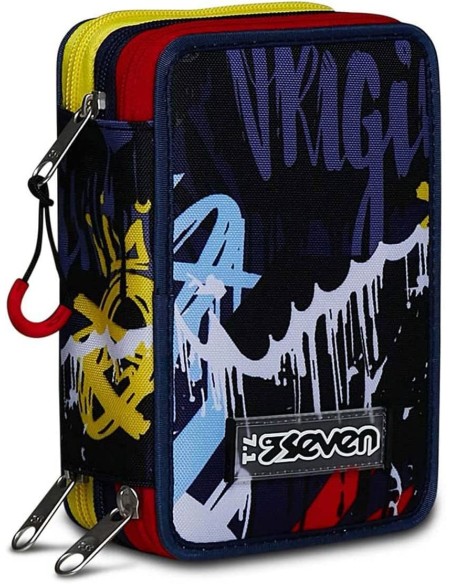 Astuccio 3 zip Seven Spray Wall SEV300102338-550 Seven | Futurartshop.com