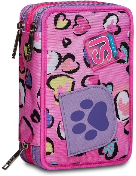 Astuccio 3 zip Sj Gang Fleecy girl Seven SEV30C202303-372 Seven | Futurartshop.com