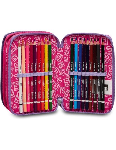 Astuccio 3 zip Sj Gang Fleecy girl Seven SEV30C202303-372 Seven | Futurartshop.com