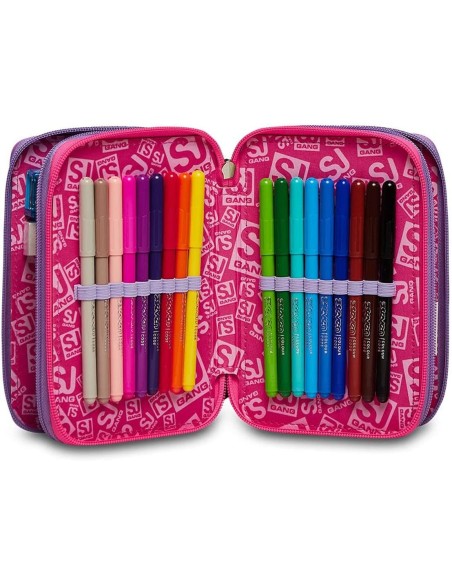 Astuccio 3 zip Sj Gang Fleecy girl Seven SEV30C202303-372 Seven | Futurartshop.com