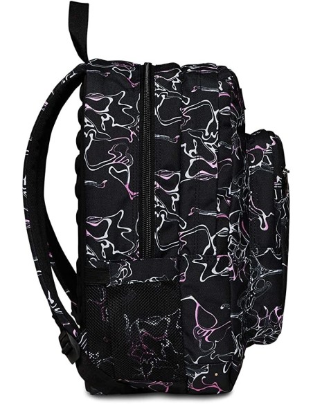 Zaino organizzato Seven nero strisce Freethink SEV200102362-359 Seven | Futurartshop.com