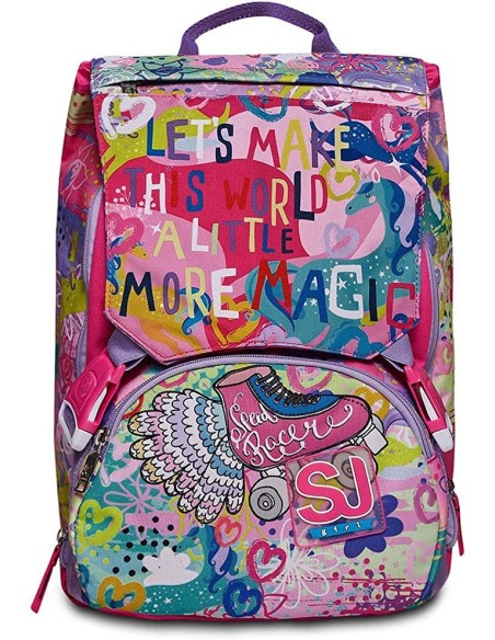 Double backpack big s Gang Gang Magicflip girl SEV20C202318-379 Seven | Futurartshop.com
