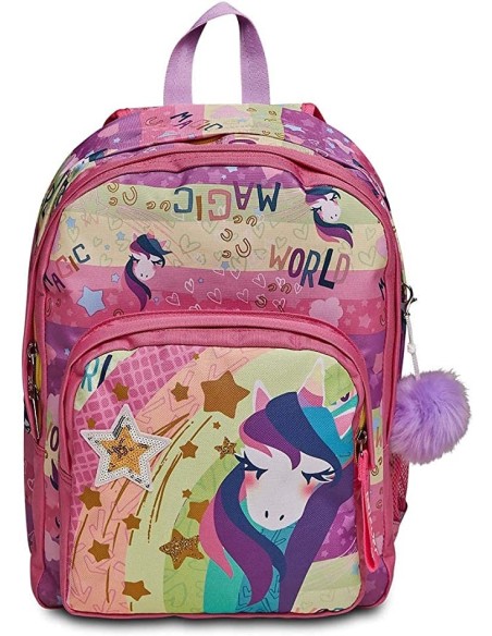 Double compartment backpack s Gang Gang ever ra Ra SEV20C202333-351 Seven | Futurartshop.com