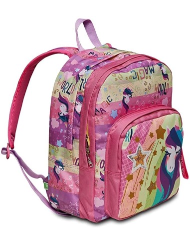 Double compartment backpack s Gang Gang ever ra Ra SEV20C202333-351 Seven | Futurartshop.com