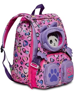 Zaino sdoppiabile big Sj Gang Fleecy girl SEV20C202304-372 Seven | Futurartshop.com