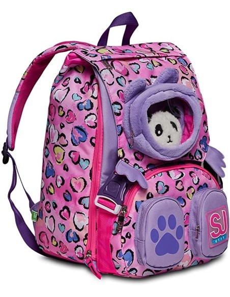 Zaino sdoppiabile big Sj Gang Fleecy girl SEV20C202304-372 Seven | Futurartshop.com