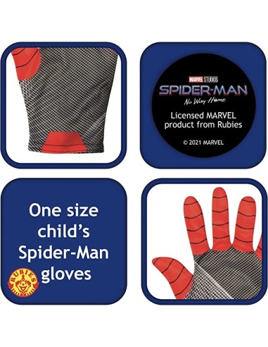 Spider-man gloves one size RUB202638 Rubies | Futurartshop.com