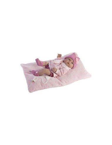 Reborn Baby Girl Doll with Pink Pillow FIC5115R Berbesa | Futurartshop.com