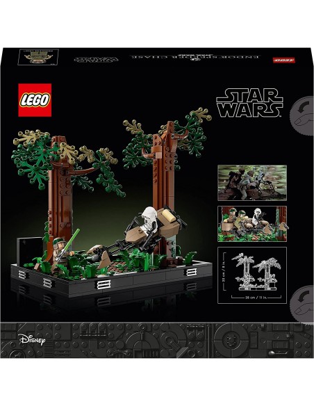 Lego Star Wars 75353 Diorama inseguimento con lo speeder su Endor LEG6427691 Lego | Futurartshop.com