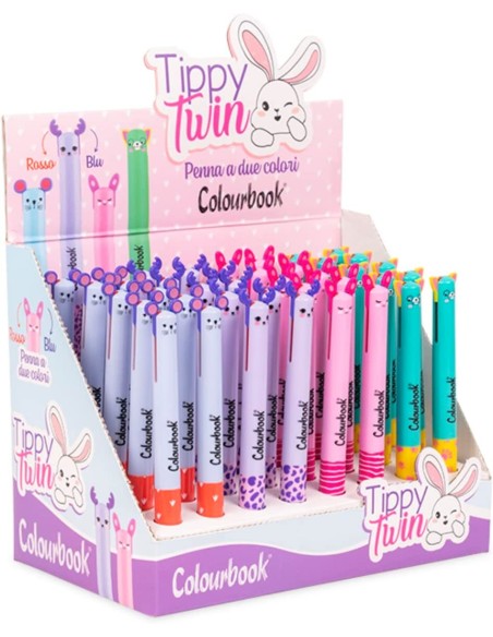 Penna a due colori Tippy Twin 4 modelli LAGCOL22980 Colourbook | Futurartshop.com