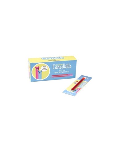 Set of 2 red gel refills for Erased pen LAGCOL22973 Colourbook | Futurartshop.com