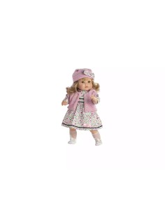 Bambola Reborn Sandra parlante 42 cm con giacca rosa FIC4420 Berbesa | Futurartshop.com 2