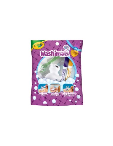 Washimals pets in a bag with 2 markers in a bag. CRA74-0209 Crayola | Futurartshop.com