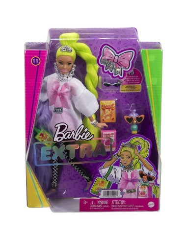 Barbie extra con capelli verdi neon fashion doll 11 TOYGRN27/HDJ44 Mattel | Futurartshop.com