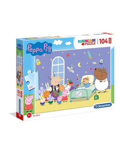 Peppa Pig Puzzle maxi 104 pezzi CLE23735 Clementoni | Futurartshop.com