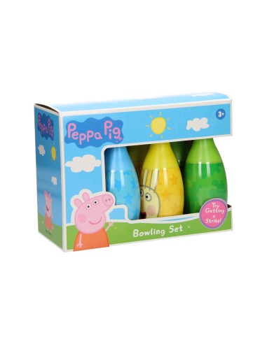Peppa Pig Bowling Set with 6 Pins and 1 Ball DINPEP-3411 Futurart | Futurartshop.com