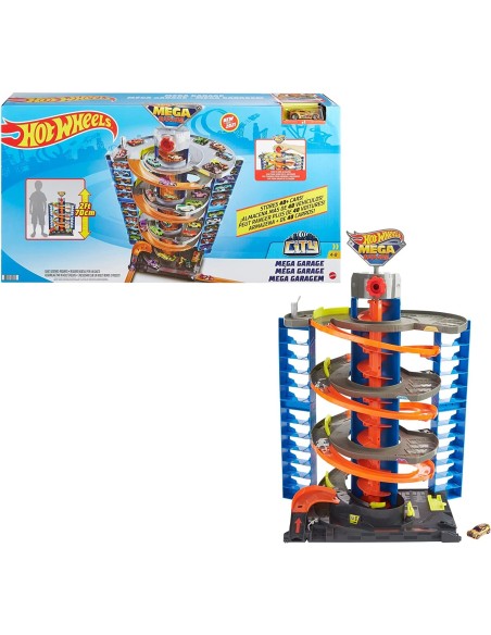 Hot Wheels Mega Garage 70 centimeters with vehicle TOYGTT95 Mattel | Futurartshop.com