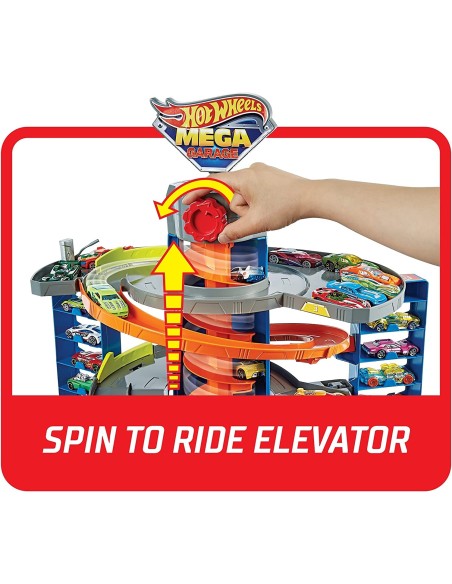 Hot Wheels Mega Garage 70 centimetri con veicolo TOYGTT95 Mattel | Futurartshop.com