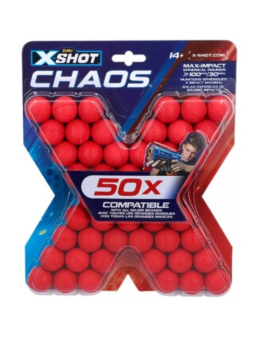 X-shot chaos confezione con 50 dardi GIO36327 Zuru | Futurartshop.com