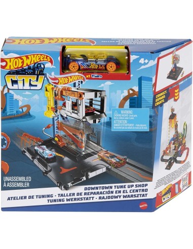 Hot Wheels Auto Workshop Center City with Vehicle TOYHDR24/HDR25 Mattel | Futurartshop.com