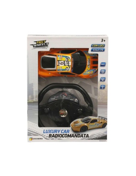 Fast Wheels auto Radiocomandata con volante scala 1:16 - 2 colori GIOGGI220083 Giochi Preziosi | Futurartshop.com