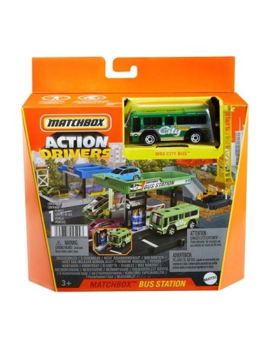 Matchbox Action Drivers bus station con veicolo TOYHJT89/HDL08 Mattel | Futurartshop.com