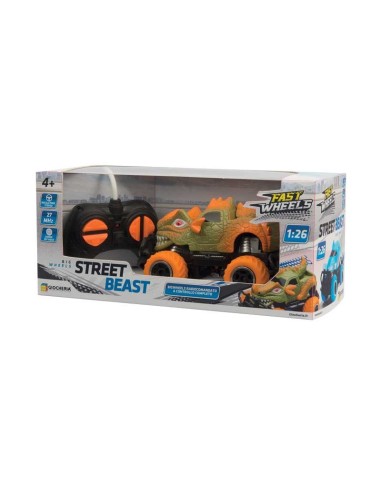 Fast Wheels - Street Beast Remote Controlled Vehicles Scale 1:26 - 3 Models GIOGGI210005 Giochi Preziosi | Futurartshop.com