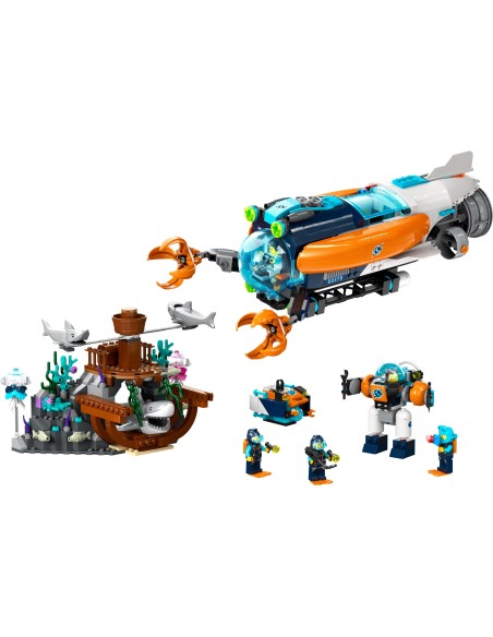 Lego City 60379-Submarine for abyssal exploration LEG6425850 Lego | Futurartshop.com