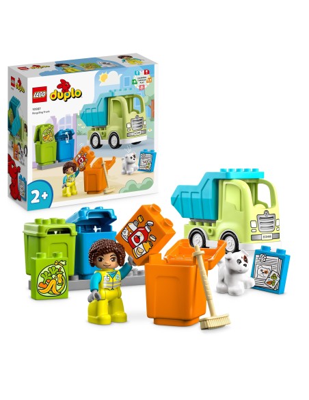 Lego Duplo 10987 - Camion riciclaggio rifiuti LEG6426535 Lego | Futurartshop.com