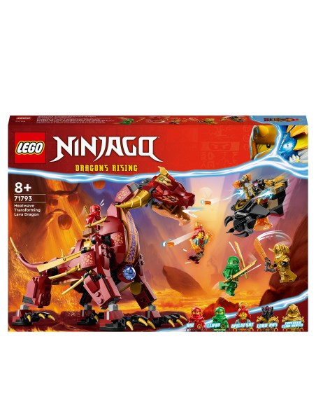 Lego NinagoAgo 71793-Lava Dragon transformer heatw LEG6426585 Lego | Futurartshop.com