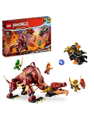 Lego NinagoAgo 71793-Lava Dragon transformer heatw LEG6426585 Lego | Futurartshop.com