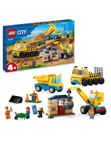 Lego City 60391 - Construction trucks and cranes with demoli ball LEG6425871 Lego | Futurartshop.com