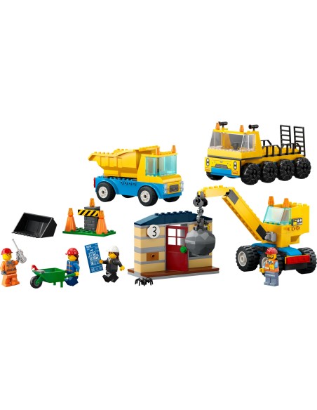 Lego City 60391 - Construction trucks and cranes with demoli ball LEG6425871 Lego | Futurartshop.com