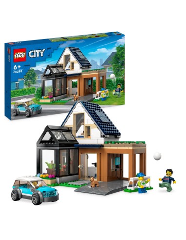Lego City 60398 - Family house and electric car LEG6440288 Lego | Futurartshop.com