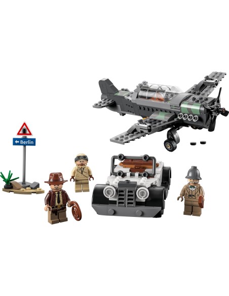 Lego Indiana 7Ones 77012-the pursuit of the propeller plane LEG6385842 Lego | Futurartshop.com