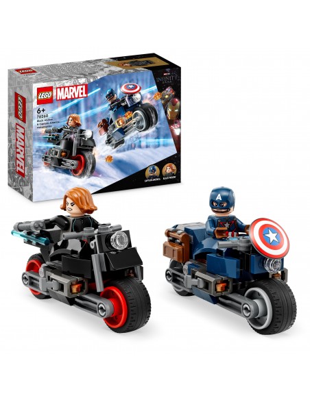 Lego Marvel 76260-Marvel Super Heroes Motorräder von Black Andridoder Andrund Captain America LEG6427749 Lego- Futurartshop.com