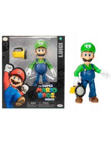 Super Mario The Movie - Personaggio Luigi 13 centimetri JAK41717 Jakks Pacific | Futurartshop.com