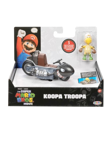 Super mario movie-koopa troopa with vehicle JAK41721-3 Jakks Pacific | Futurartshop.com