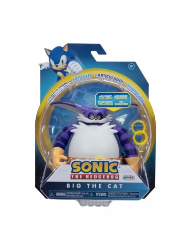 Sonic - Big personaggi con rings 10 centimetri JAK41677-3 Jakks Pacific | Futurartshop.com