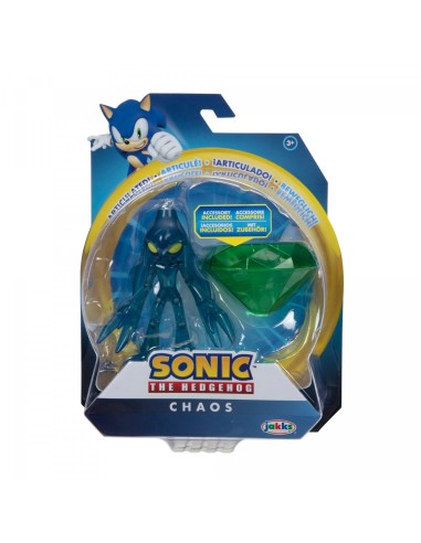 Sonic-Chaos Character with master emerald 10cm  Jakks Pacific | Futurartshop.com