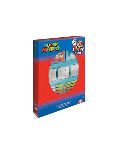Super Mario Set 4 stamps MUL27104 Multiprint | Futurartshop.com